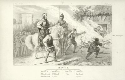 Clotario I, Rey de los Francos de French School