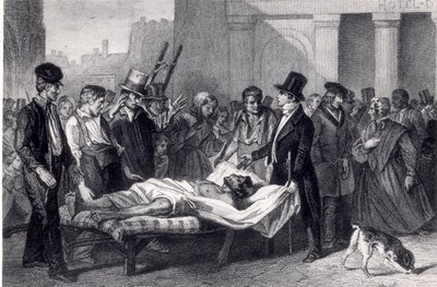 Cólera en París, 1832 de French School