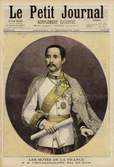 Chulalongkorn, Rey de Siam de French School