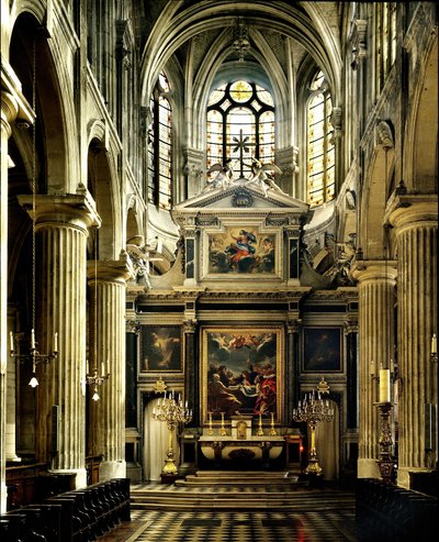 Iglesia de San Nicolás des Champs en París de French School