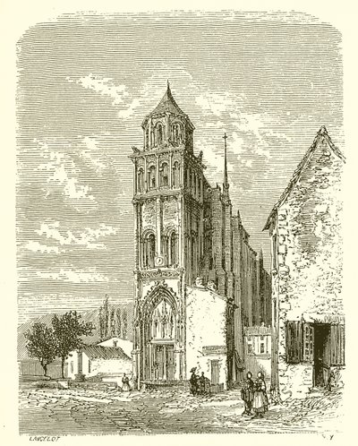 Iglesia de Santa Radegunda en Poitiers de French School