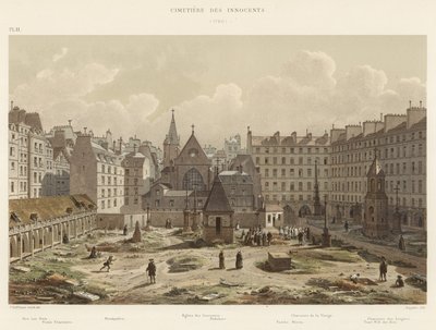 Cementerio de los Inocentes, 1750 de French School