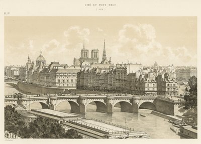 La Cité y el Pont-Neuf, 1878 de French School