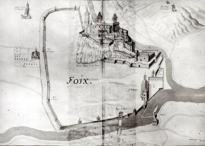 Ciudad de Foix, del Grand Atlas, principios del siglo XVII de French School