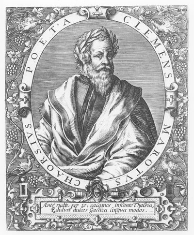 Clément Marot (grabado) de French School