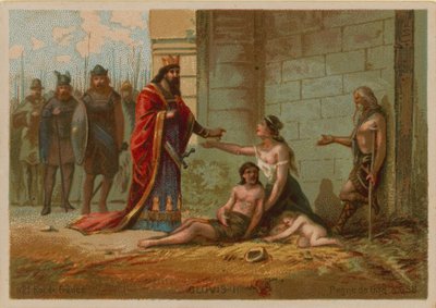 Clodoveo II, Rey de Francia (637-657/658) de French School