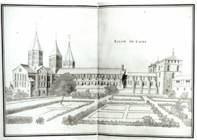 Abadía de Cluny, del Gran Atlas, t.2 de French School