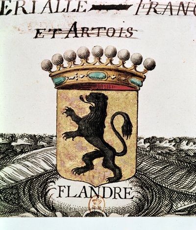 Escudo de armas de Flandes de French School
