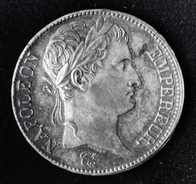 Moneda que representa a Napoleón I de French School