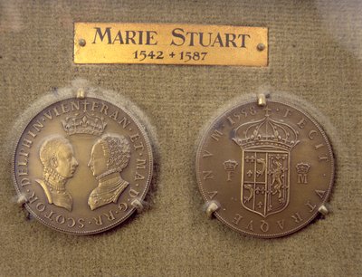Moneda acuñada después del matrimonio de María Reina de Escocia (1542-87) y Francisco II (1544-60) 1588 de French School