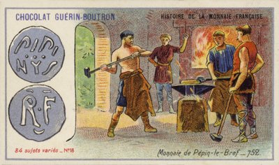 Monedas de Pipino el Breve, 752 de French School