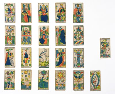 Colección de cartas del Tarot de French School