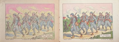 Libro para colorear para niños, El alivio de los Poilus, 1917 de French School
