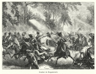 Combate de Roquencourt de French School