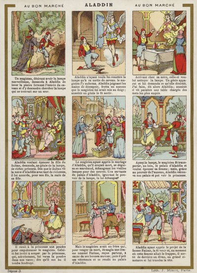 Tira Cómica - Aladino de French School