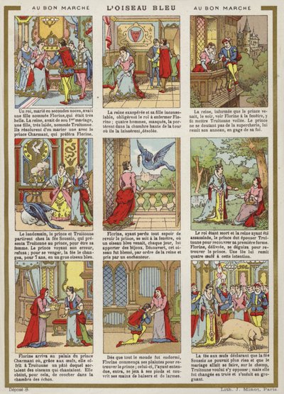 Tira Cómica - Pájaro Azul de French School