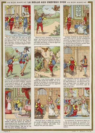 Tira Cómica - La Bella de los Cabellos de Oro de French School