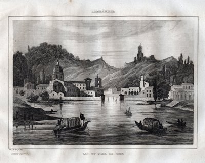 Como - Lago de Como - Grabado de 