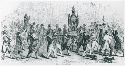 Compañeros del Tour de Francia celebrando, c. 1845 de French School