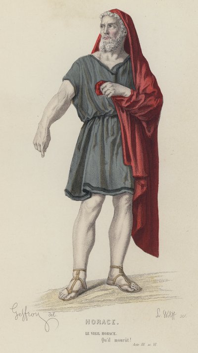 Corneille, Horace, Acto III, Escena VI de French School