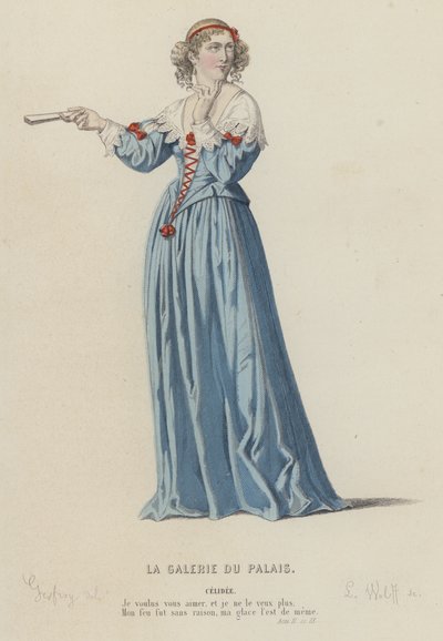 Corneille, La Galerie Du Palais, Acto II, Escena IX de French School