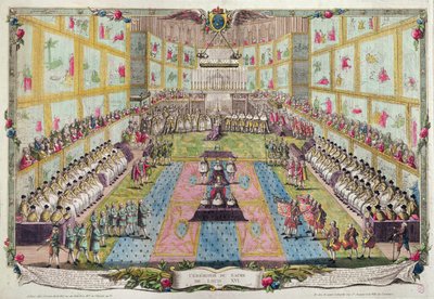 Coronación de Luis XVI en la Catedral de Reims el 11 de junio de 1775 de French School