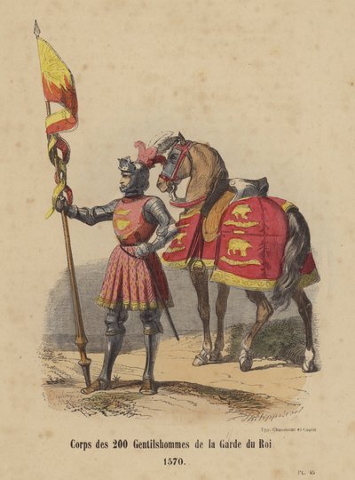 Cuerpo de los 200 Gentilhombres de la Guardia del Rey de French School