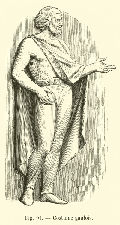 Traje galo de French School
