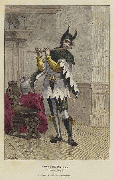 Traje de bufón, siglo XVI de French School