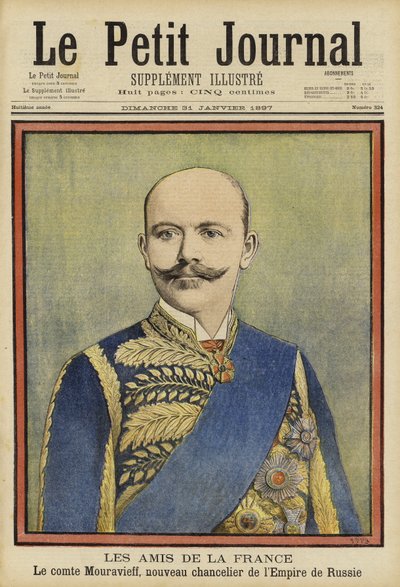 Conde Mikhail Muravyov, Ministro de Relaciones Exteriores de Rusia de French School