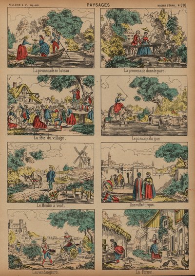 Escenas del campo de French School
