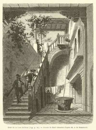 Patio de la casa Goldoni de French School