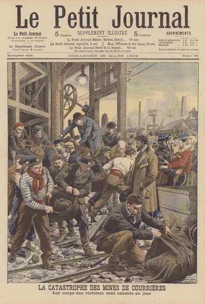 Desastre minero de Courrières, Francia de French School