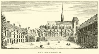 Convento de los Bernardinos en 1650 de French School