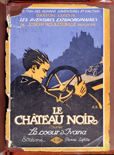 Portada de Le Château Noir de Gaston Leroux (1868-1927) 1922 de French School