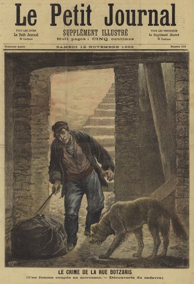 Portada de Le Petit Journal, 12 de noviembre de 1892 de French School