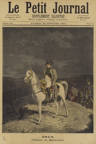 Portada de Le Petit Journal, 28 de febrero de 1891 de French School
