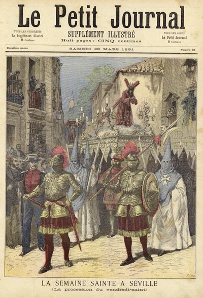 Portada de Le Petit Journal, 28 de marzo de 1891 de French School