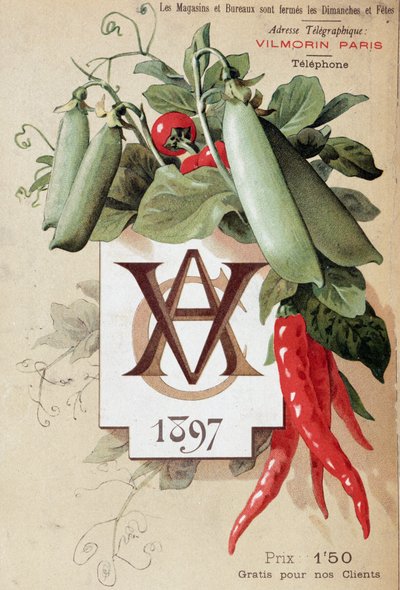 Portada del catálogo Vilmorin de French School