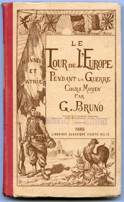 Portada del libro "El Tour de Europa durante la Guerra" de G. Bruno de French School