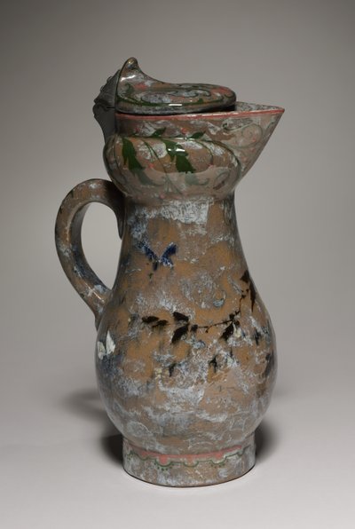 Jarra cubierta, hecha por Haviland Factory en Auteuil, Francia, decorada por Charles Midoux, 1878-1882 de French School