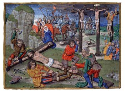 Crucifixión de Jesús de French School