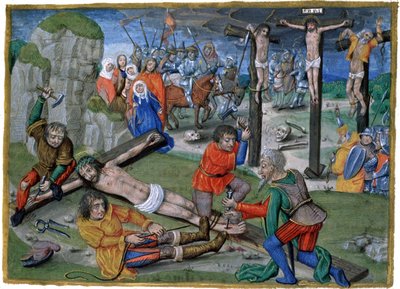 Crucifixión de Jesús de French School