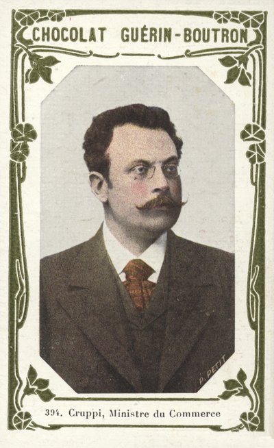Cruppi, Ministro de Comercio de French School