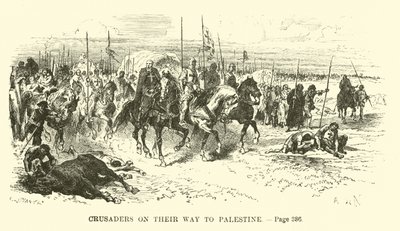 Cruzados en camino a Palestina de French School