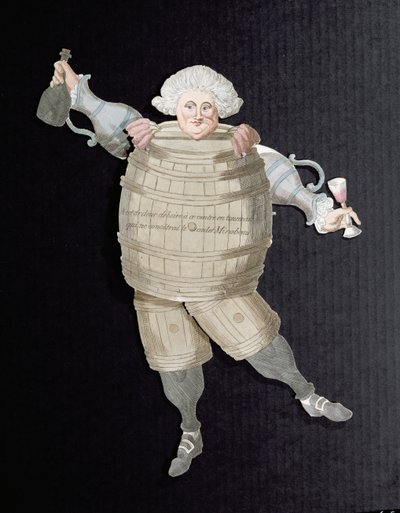 Recorte de Louis Riqueti (1754-92) Vizconde de Mirabeau, apodado Mirabeau-Tonneau (barril) c.1790 de French School