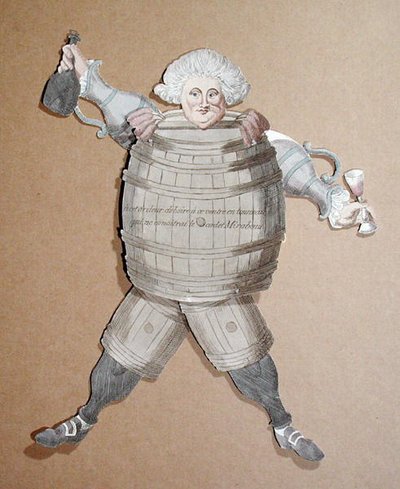 Recorte de Louis Riqueti (1754-95) Vizconde de Mirabeau, c.1790 de French School