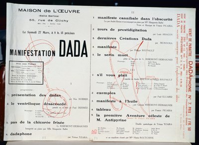 Manifestación dadaísta, c.1921 de French School