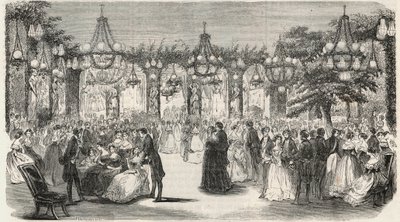 Salón de baile construido en el jardín del Hotel Lambert en la Isla Saint Louis, 2 rue Saint Louis en l