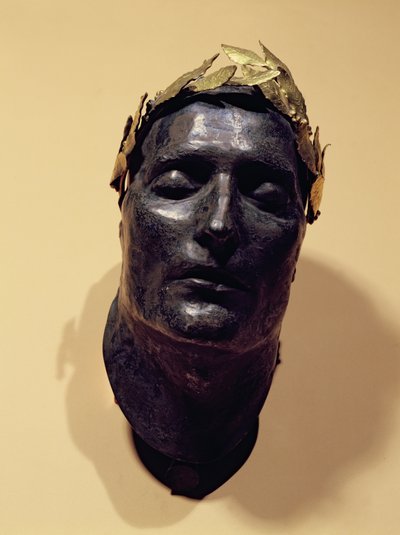 Máscara mortuoria de Napoleón Bonaparte de French School